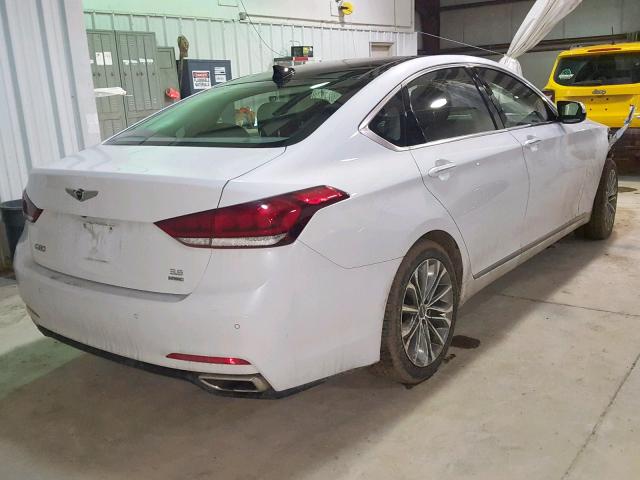 KMHGN4JE3HU168667 - 2017 GENESIS G80 BASE WHITE photo 4