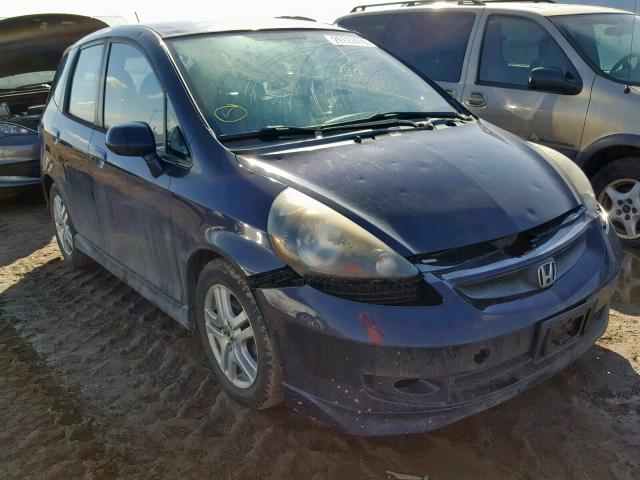 JHMGD37678S009825 - 2008 HONDA FIT SPORT PURPLE photo 1