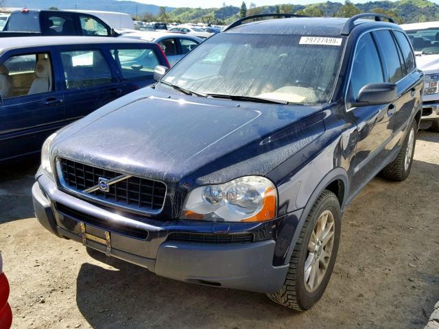 YV1CZ911X51153611 - 2005 VOLVO XC90 T6 BLUE photo 2