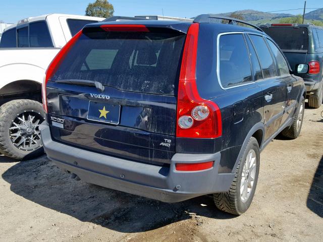 YV1CZ911X51153611 - 2005 VOLVO XC90 T6 BLUE photo 4