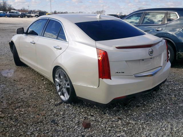 1G6AA5RX5E0103911 - 2014 CADILLAC ATS WHITE photo 3