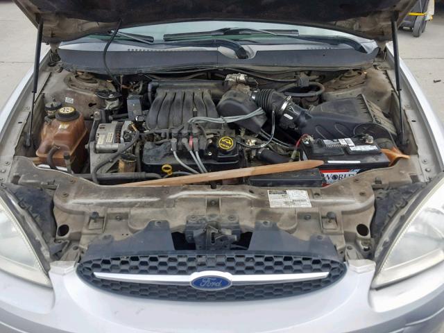 1FAFP55U31A203772 - 2001 FORD TAURUS SES SILVER photo 7