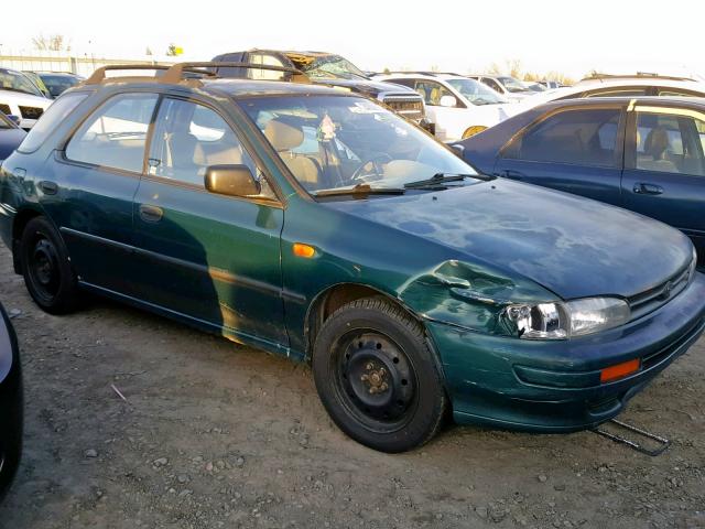 JF1GF2356SG815254 - 1995 SUBARU IMPREZA L GREEN photo 1