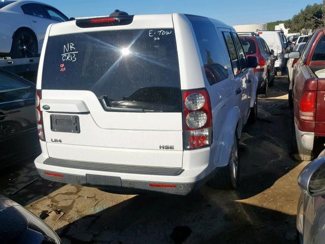 SALAG2D40CA623215 - 2012 LAND ROVER LR4 HSE WHITE photo 4