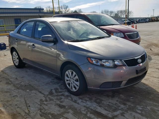 KNAFU4A21C5613139 - 2012 KIA FORTE EX SILVER photo 1