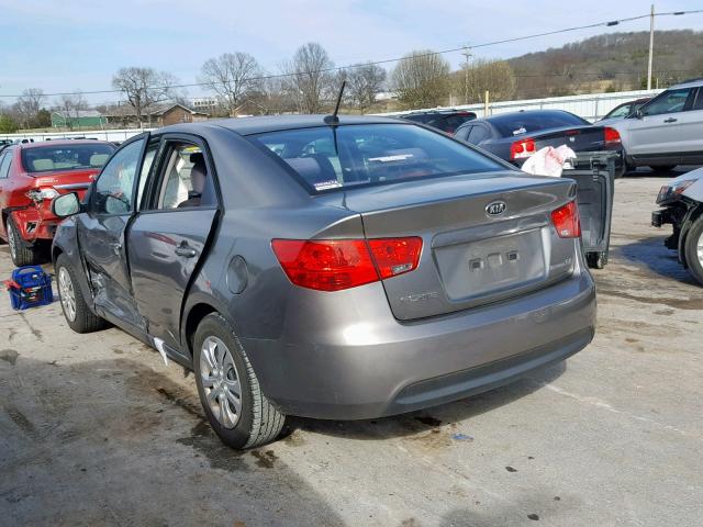 KNAFU4A21C5613139 - 2012 KIA FORTE EX SILVER photo 3