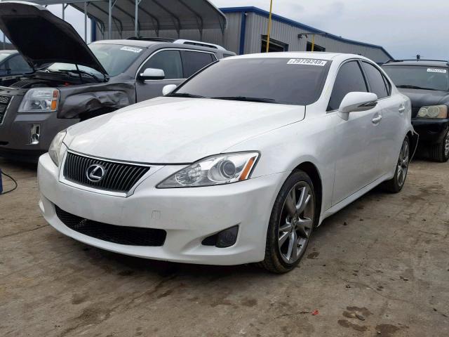 JTHBK262492091507 - 2009 LEXUS IS 250 WHITE photo 2