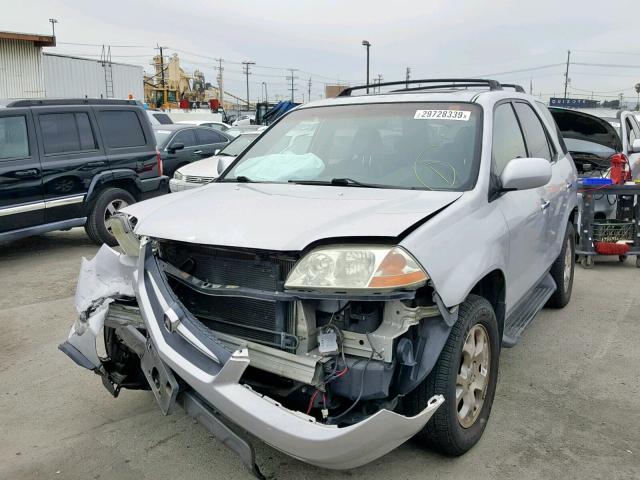 2HNYD18661H544127 - 2001 ACURA MDX TOURIN SILVER photo 2