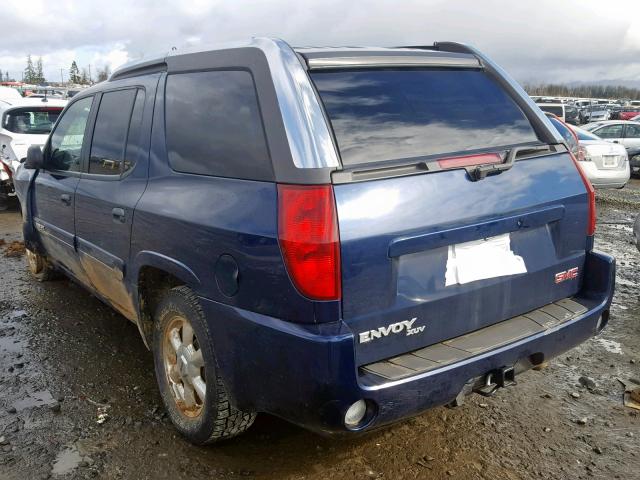 1GKET12SX46180726 - 2004 GMC ENVOY XUV BLUE photo 3