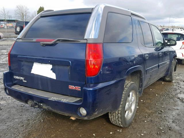 1GKET12SX46180726 - 2004 GMC ENVOY XUV BLUE photo 4