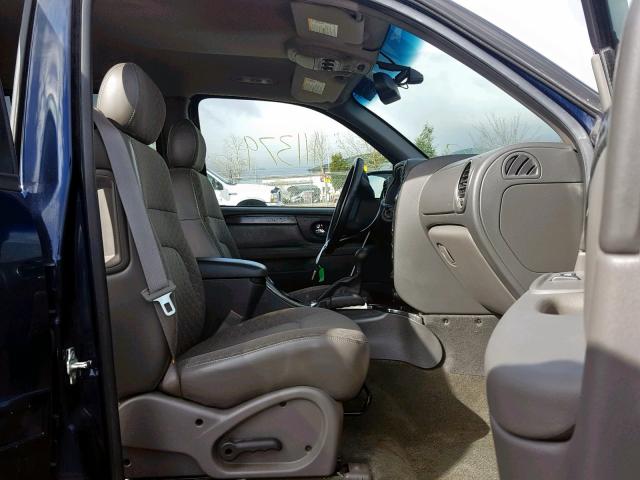 1GKET12SX46180726 - 2004 GMC ENVOY XUV BLUE photo 5