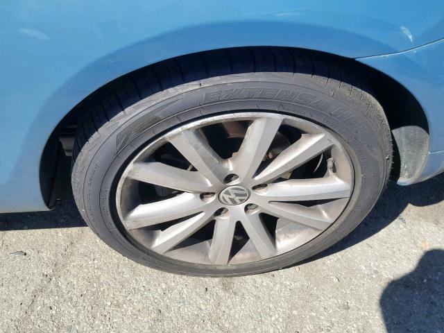 WVWFA71F77V052287 - 2007 VOLKSWAGEN EOS 2.0T L BLUE photo 9