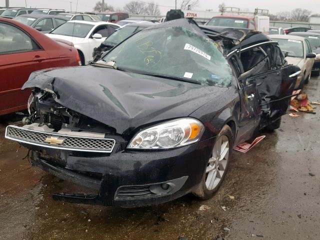 2G1WU583781331399 - 2008 CHEVROLET IMPALA LTZ BLACK photo 2