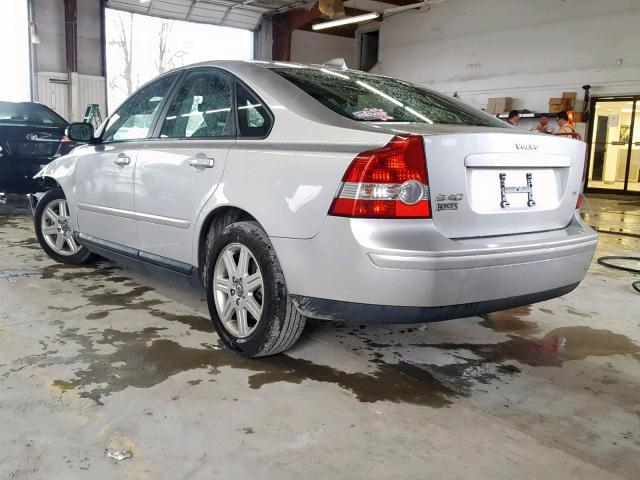 YV1MS382072284399 - 2007 VOLVO S40 2.4I SILVER photo 3