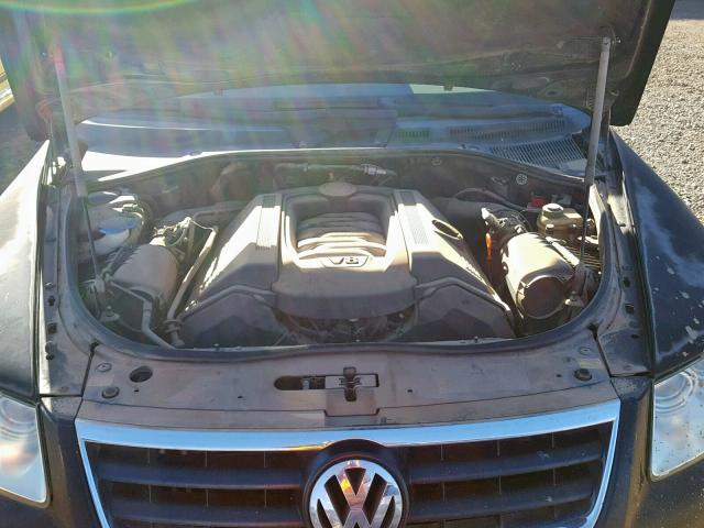 WVGCM77L24D058406 - 2004 VOLKSWAGEN TOUAREG 4. BLACK photo 7