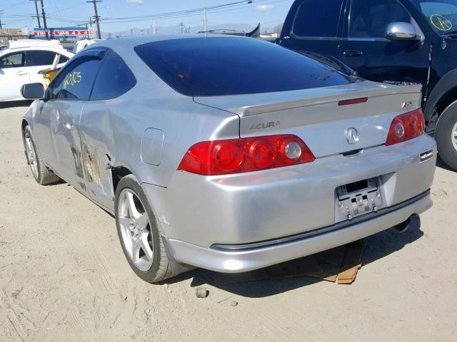 JH4DC53016S010274 - 2006 ACURA RSX TYPE-S SILVER photo 3