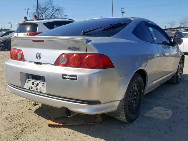 JH4DC53016S010274 - 2006 ACURA RSX TYPE-S SILVER photo 4