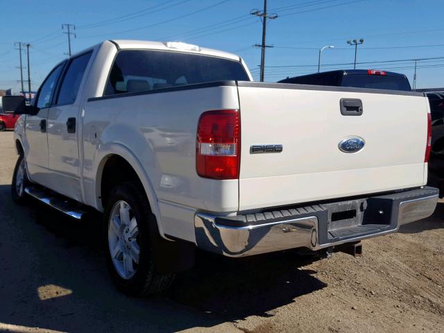 1FTPW14557FA52059 - 2007 FORD F150 SUPER WHITE photo 3