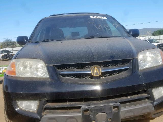 2HNYD18801H514199 - 2001 ACURA MDX TOURIN BLACK photo 9