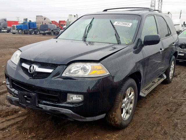 2HNYD18975H550924 - 2005 ACURA MDX TOURIN BLACK photo 2