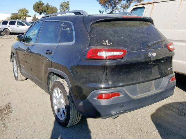 1C4PJLCBXFW732717 - 2015 JEEP CHEROKEE L BLACK photo 3