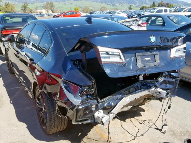 WBAJB9C5XJB286548 - 2018 BMW M550XI BLACK photo 3