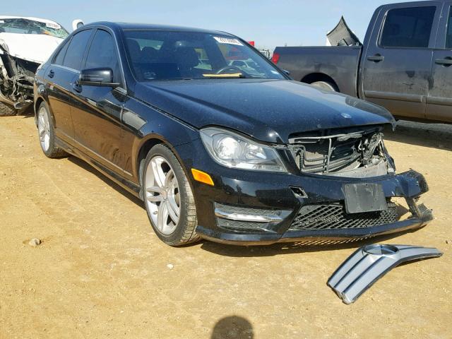 WDDGF4HB2DR277492 - 2013 MERCEDES-BENZ C 250 BLACK photo 1