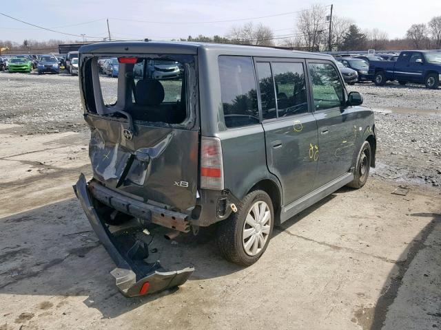 JTLKT324450189605 - 2005 TOYOTA SCION XB 绿色 照片 4