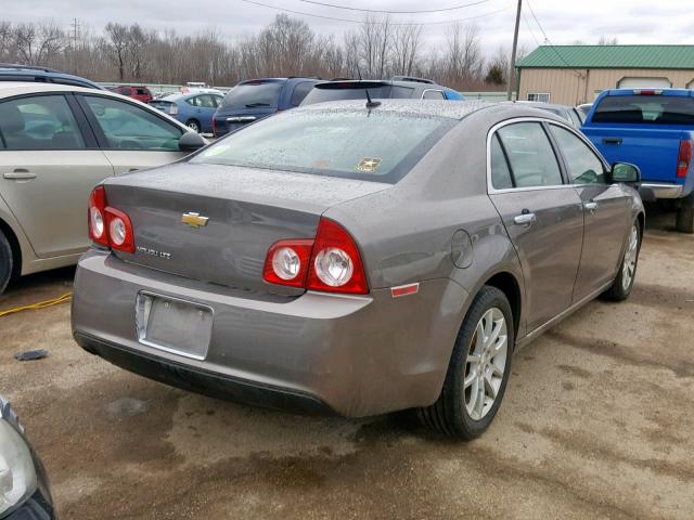 1G1ZE5EB0AF150780 - 2010 CHEVROLET MALIBU LTZ GRAY photo 4