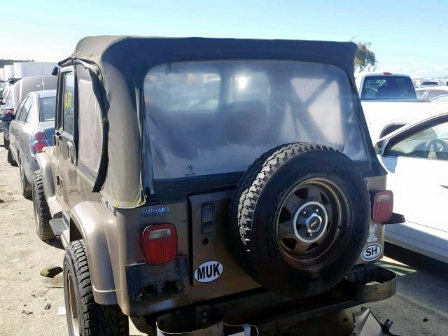 2J4FY49T5KJ142093 - 1989 JEEP WRANGLER / BEIGE photo 3