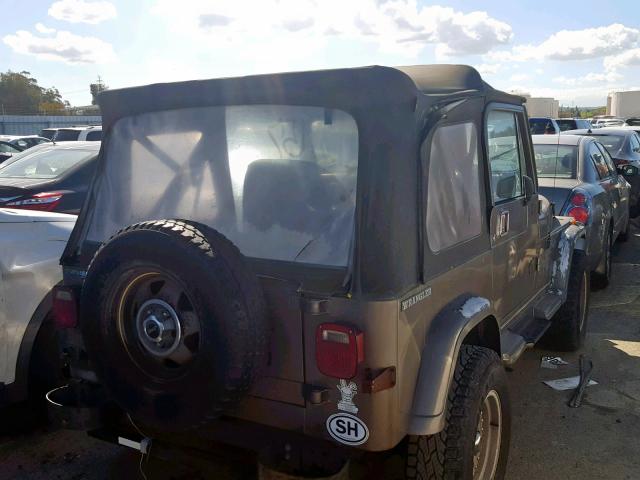 2J4FY49T5KJ142093 - 1989 JEEP WRANGLER / BEIGE photo 4