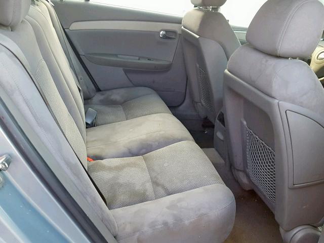 1G1ZG57B09F122674 - 2009 CHEVROLET MALIBU LS BLUE photo 6