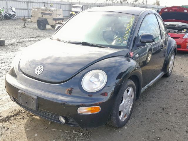 3VWCA21C3XM433458 - 1999 VOLKSWAGEN NEW BEETLE შავი ფოტო 2