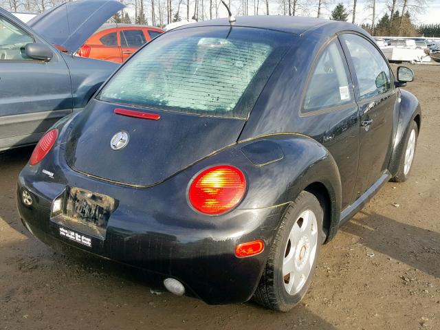 3VWCA21C3XM433458 - 1999 VOLKSWAGEN NEW BEETLE შავი ფოტო 4