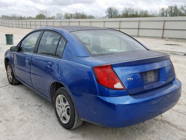 1G8AJ52F05Z120975 - 2005 SATURN ION LEVEL BLUE photo 3