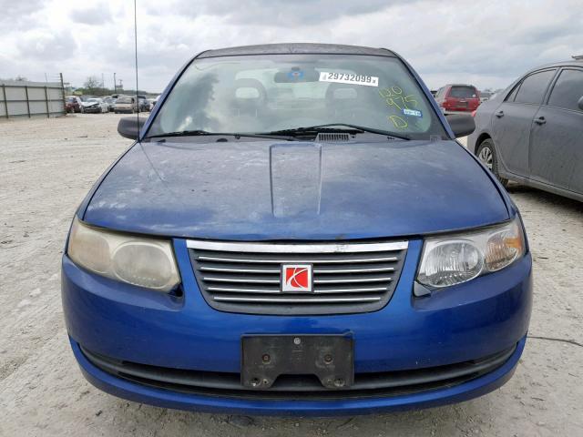 1G8AJ52F05Z120975 - 2005 SATURN ION LEVEL BLUE photo 9