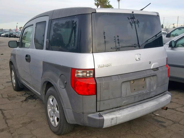 5J6YH18634L014094 - 2004 HONDA ELEMENT EX SILVER photo 3