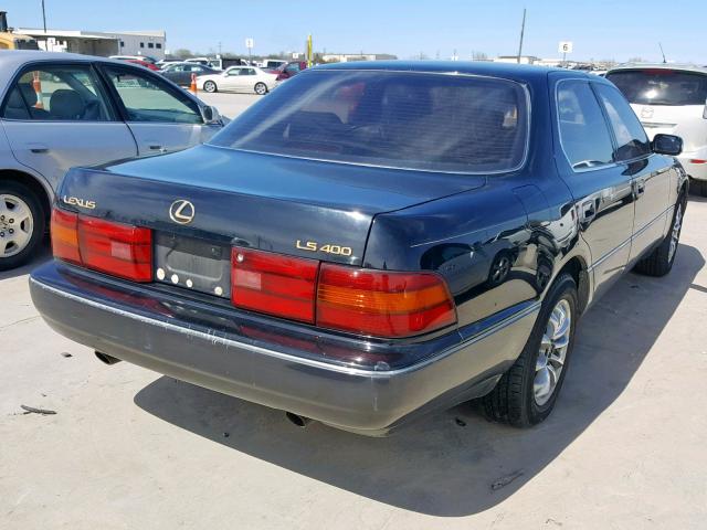 JT8UF11E4R0189294 - 1994 LEXUS LS 400 BLACK photo 4