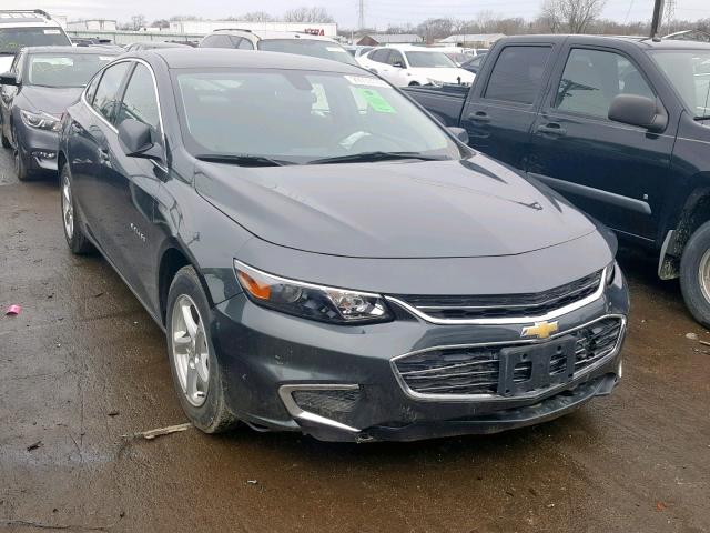 1G1ZB5ST4HF216568 - 2017 CHEVROLET MALIBU LS GRAY photo 1