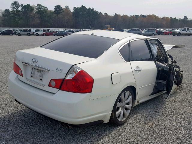 JNKAY01E16M108327 - 2006 INFINITI M35 BASE WHITE photo 4