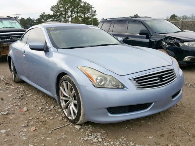 JN1CV6FE6AM353344 - 2010 INFINITI G37 BASE BLUE photo 1