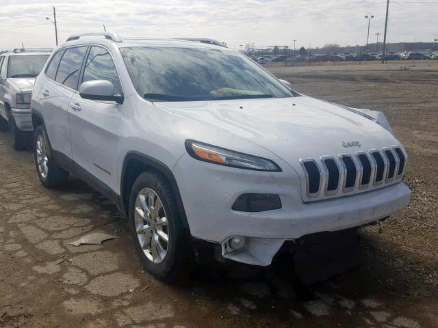 1C4PJMDS6FW778422 - 2015 JEEP CHEROKEE L WHITE photo 1