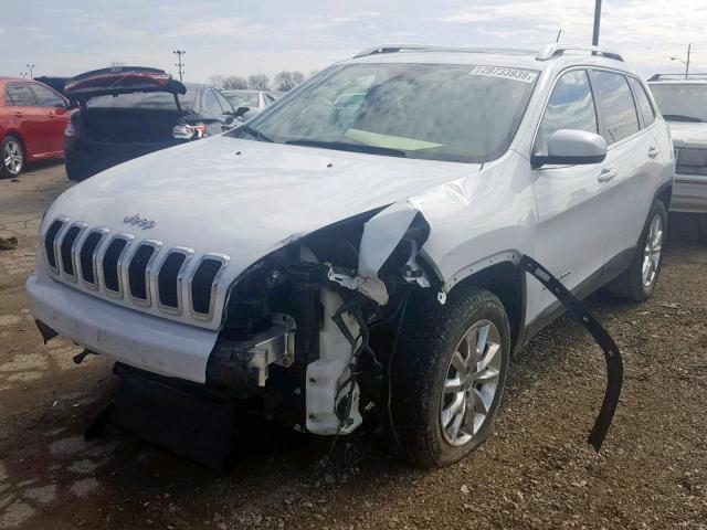 1C4PJMDS6FW778422 - 2015 JEEP CHEROKEE L WHITE photo 2