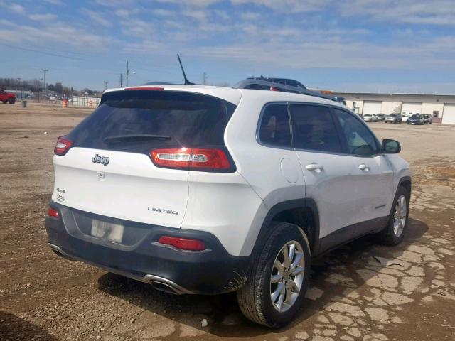 1C4PJMDS6FW778422 - 2015 JEEP CHEROKEE L WHITE photo 4