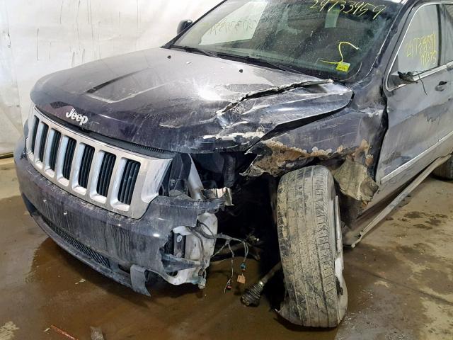 1J4RR4GG9BC520071 - 2011 JEEP GRAND CHER BLUE photo 9