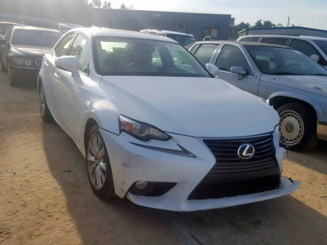 JTHBF1D27E5008386 - 2014 LEXUS IS 250 WHITE photo 1