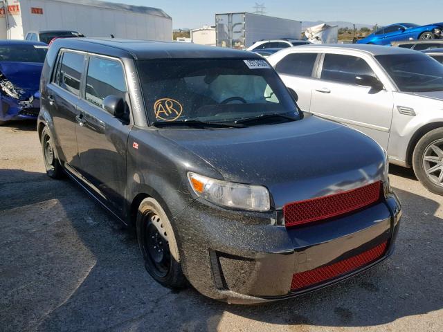 JTLKE50E081025767 - 2008 TOYOTA SCION XB BLACK photo 1