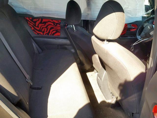 JTLKE50E081025767 - 2008 TOYOTA SCION XB BLACK photo 6