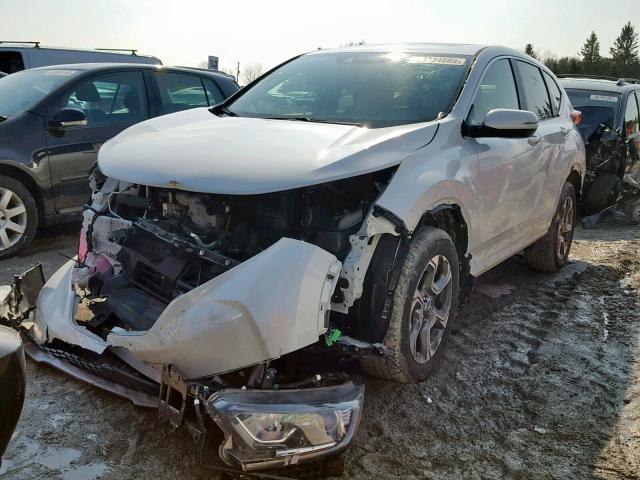 2HKRW2H82HH114124 - 2017 HONDA CR-V EXL WHITE photo 2