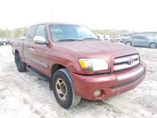 5TBRT34104S454988 - 2004 TOYOTA TUNDRA ACCESS CAB SR5  photo 1